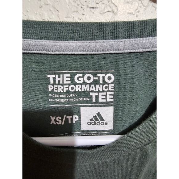 Adidas Tank Top Womens Green Muscle Shirt Go To Performance Tee Size Xs (818) - Picture 4 of 4